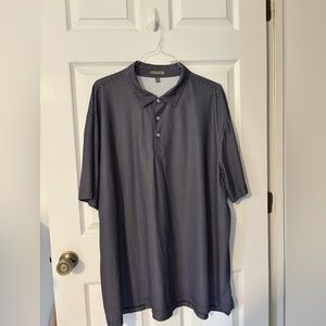 Purple and navy checked Peter Millar 3x collared shirt. — NO RETURNS